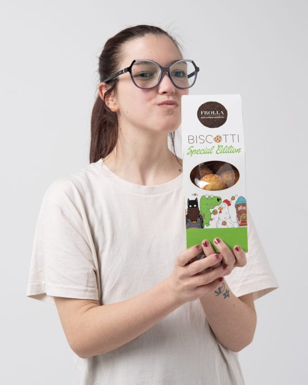 Biscotto cocco e cioccolato al latte